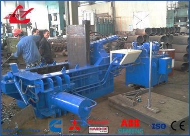 Waste Beverage Cans Hydraulic Scrap Metal Baler With Hand Valve Control