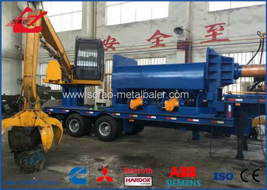 Mixed Steel Scrap Baler Logger Mobile Type or Stainable Type Hydraulic Metal Compactor With Cummins Diesel Engine